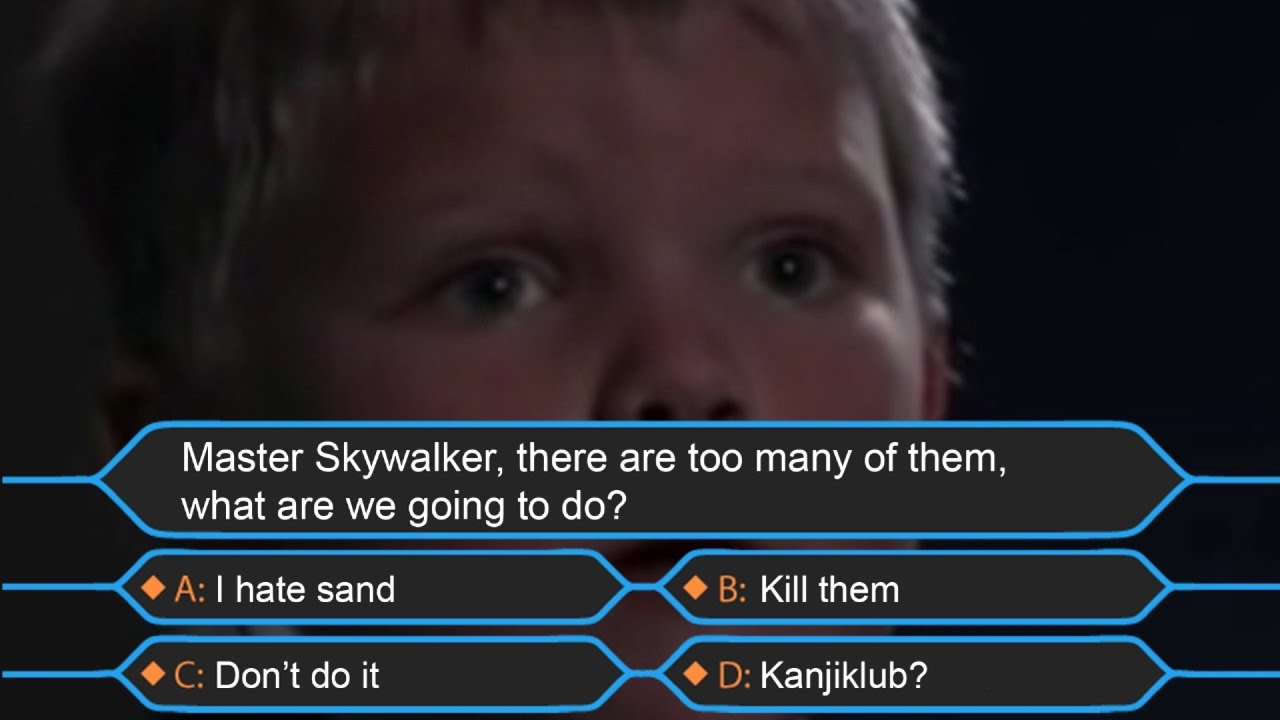Master skywalker what are we going to do actor